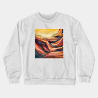 Abstract mountains Crewneck Sweatshirt